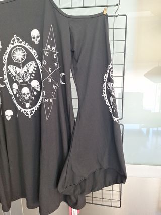 Vestido gótico de tirantes