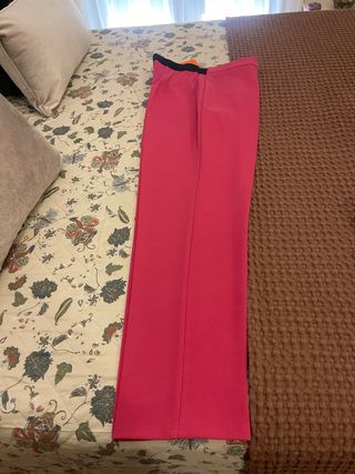 Conjunto pantalón y blusa - rosa y multicolor