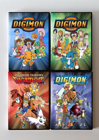 Pack serie Digimon dvd
