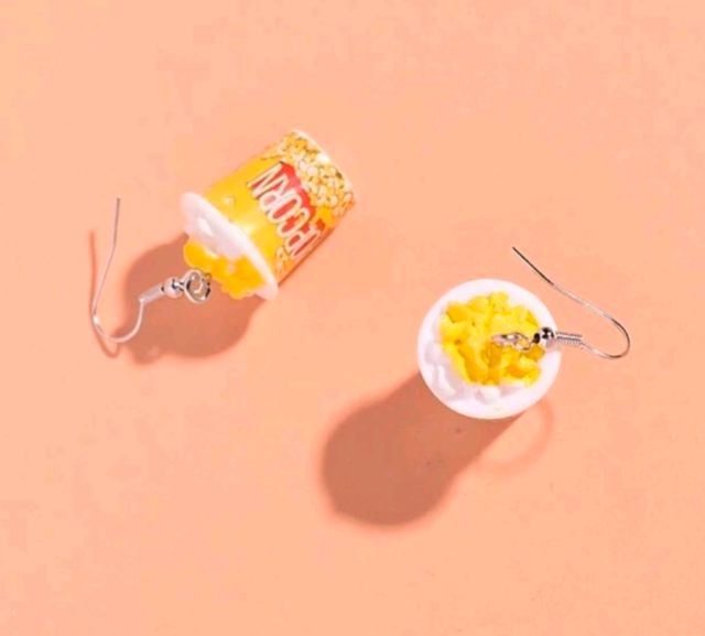 Pendientes palomitas 🍿 sin usar