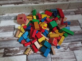 LOTTO/STOCK  MATTONCINI/COSTRUZIONI VINTAGE 2 KG