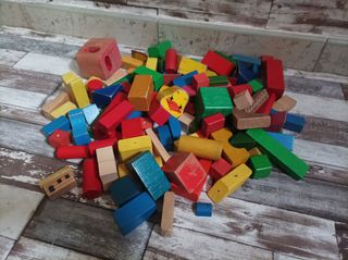 LOTTO/STOCK  MATTONCINI/COSTRUZIONI VINTAGE 2 KG