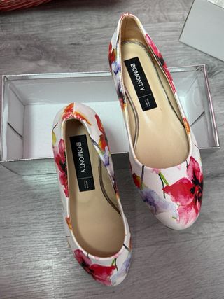 Bailarinas BOMONTY blancas, talla 36