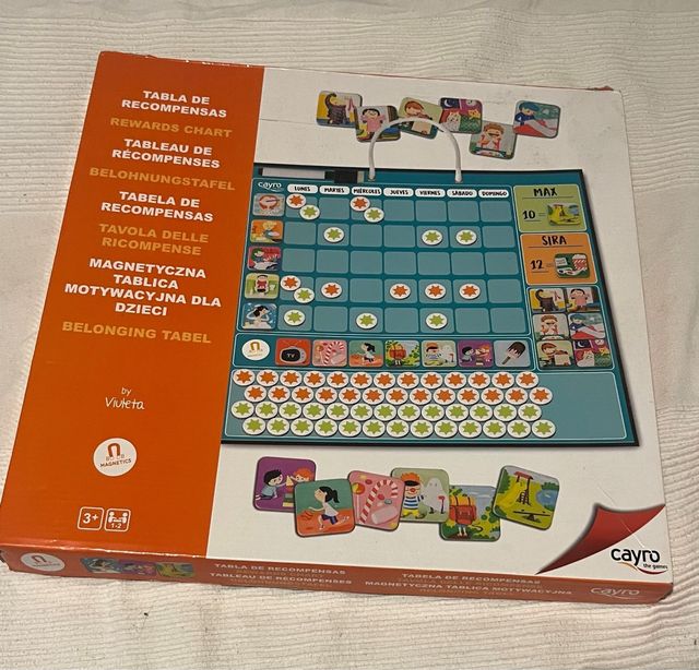 Tabla recompensas niños - Cayro