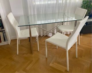 4 sillas de comedor 
