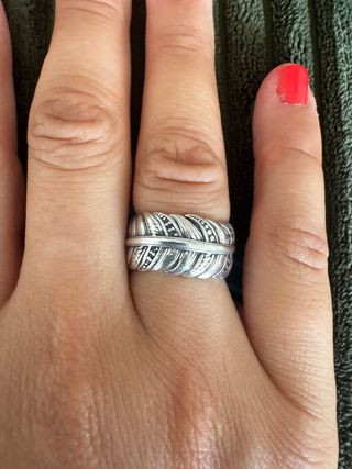 Anillo Thomas Sabo pluma plata