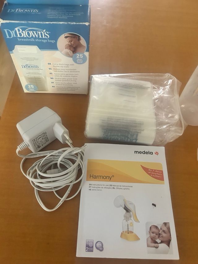 Sacaleches Medela Harmony + accesorios