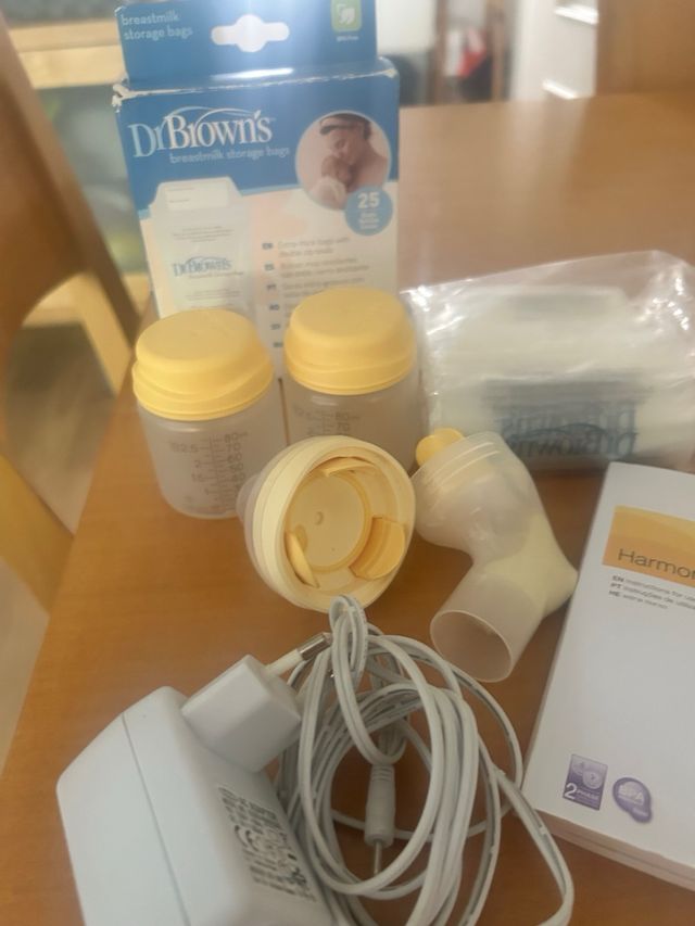 Sacaleches Medela Harmony + accesorios