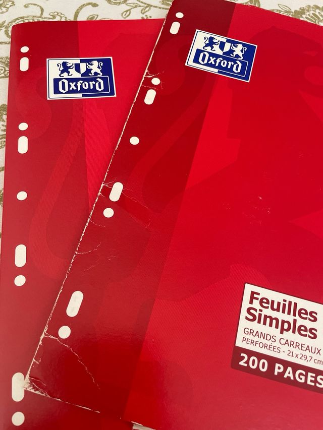 feuilles simples hojas simples Oxford - 200