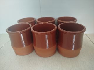 6 Tarros arcilla: repostería manualidades