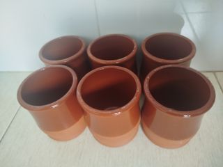 6 Tarros arcilla: repostería manualidades