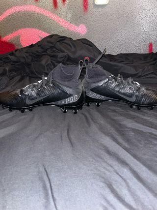 Nike Vapor - Tacos de fútbol negros