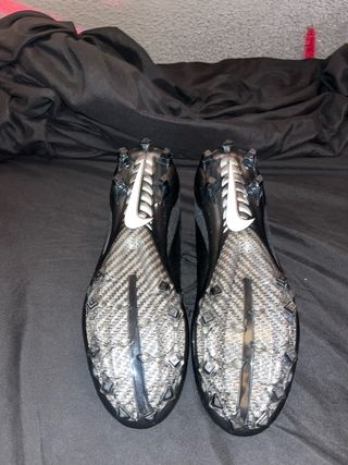 Nike Vapor - Tacos de fútbol negros