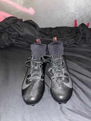 Nike Vapor - Tacos de fútbol negros