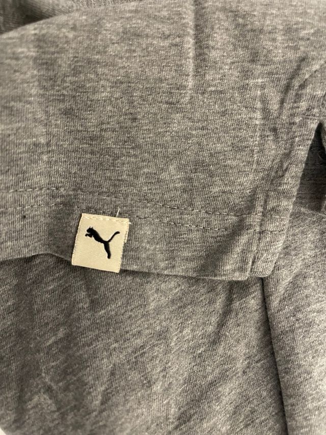 Polo Puma Grigio-Bianco Tg.L