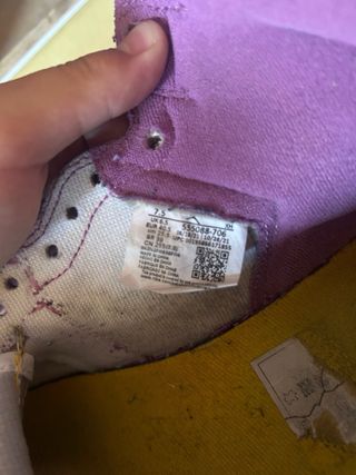 Nike Air Jordan 1 Retro High - Viola Giallo