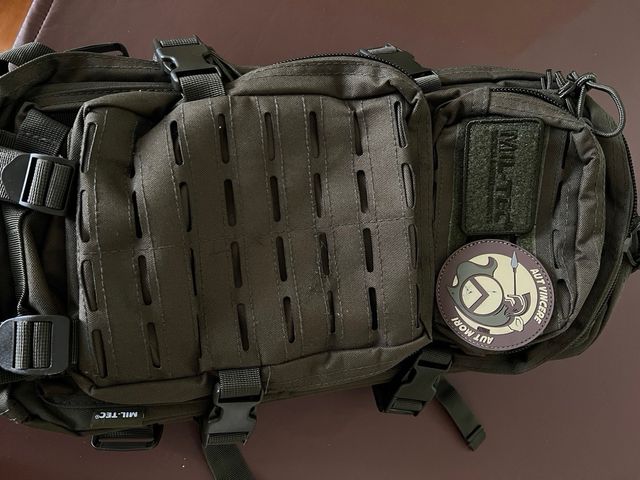 Mochila MIL-TEC militar verde oliva