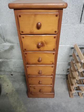 Cajonera 5 cajones madera