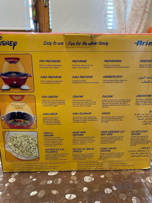 Ariete Disney Pop Corn Maker