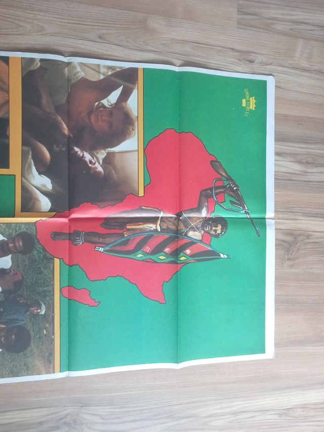 Cartel grande cine película Libertad Salvaje 1979