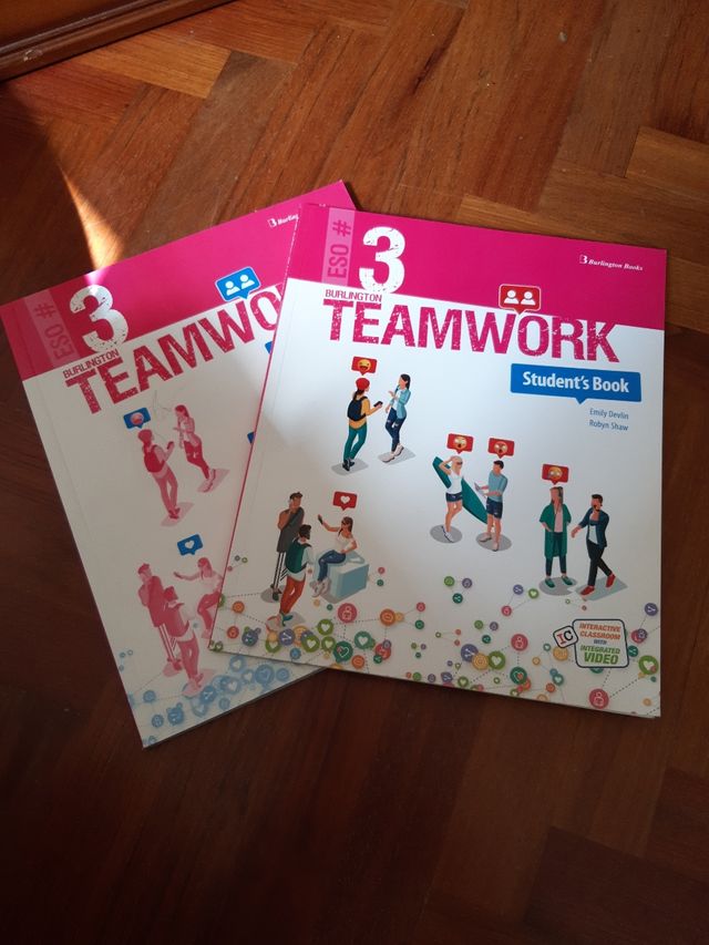 Libro y workbook Teamwork 3 Burlington