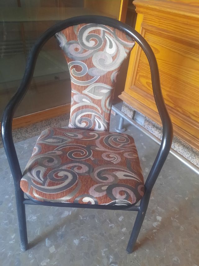 24 sillas de bar - marrón y negro