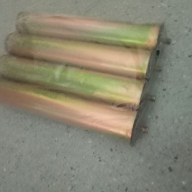 4 Patas canapé/somier 27cm -Doradas/Verdes