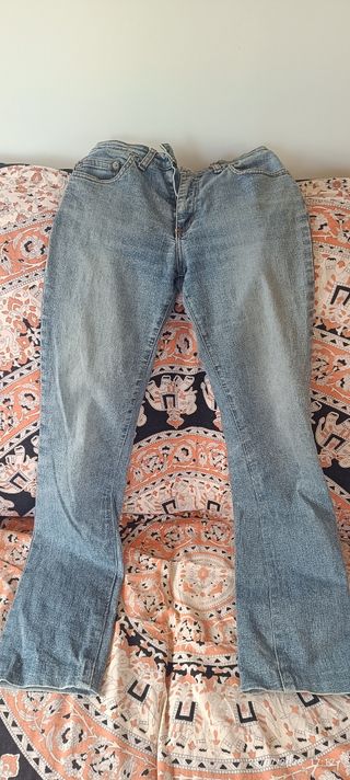 Jersey,camistea desigual y Vaqueros mujer - Azul c