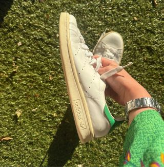 Adidas Stan Smith Blancas y Verdes - 38.5