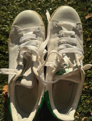 Adidas Stan Smith Blancas y Verdes - 38.5