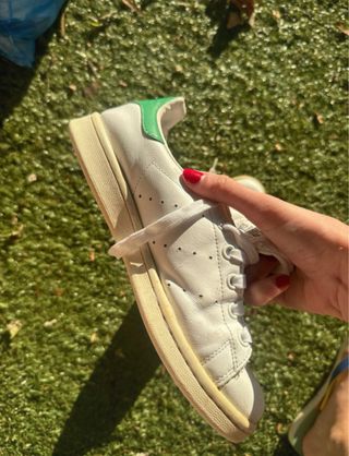 Adidas Stan Smith Blancas y Verdes - 38.5