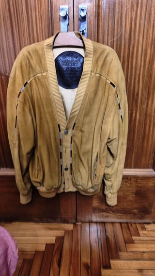 Cazadora ante marrón claro hombre