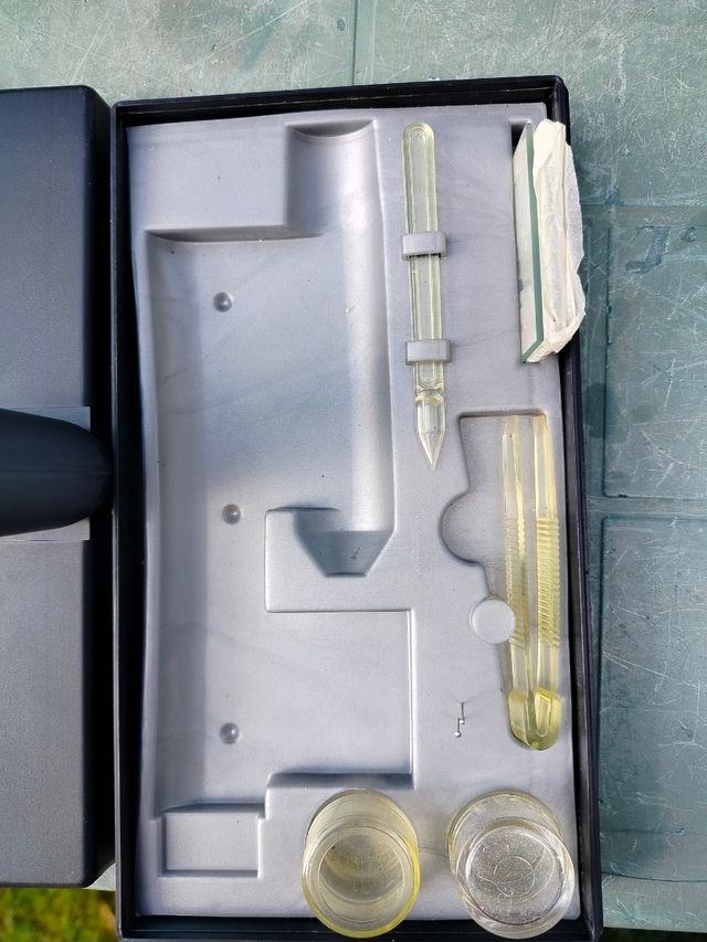 Microscopio naturista vintage 60x