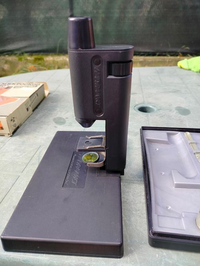 Microscopio naturista vintage 60x