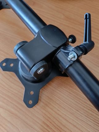 Soporte 2 Monitores - Brazo PC Negro