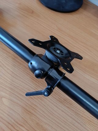 Soporte 2 Monitores - Brazo PC Negro