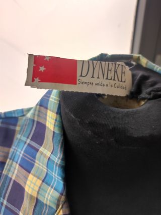 Bata cuadros verano - Azul, Verde