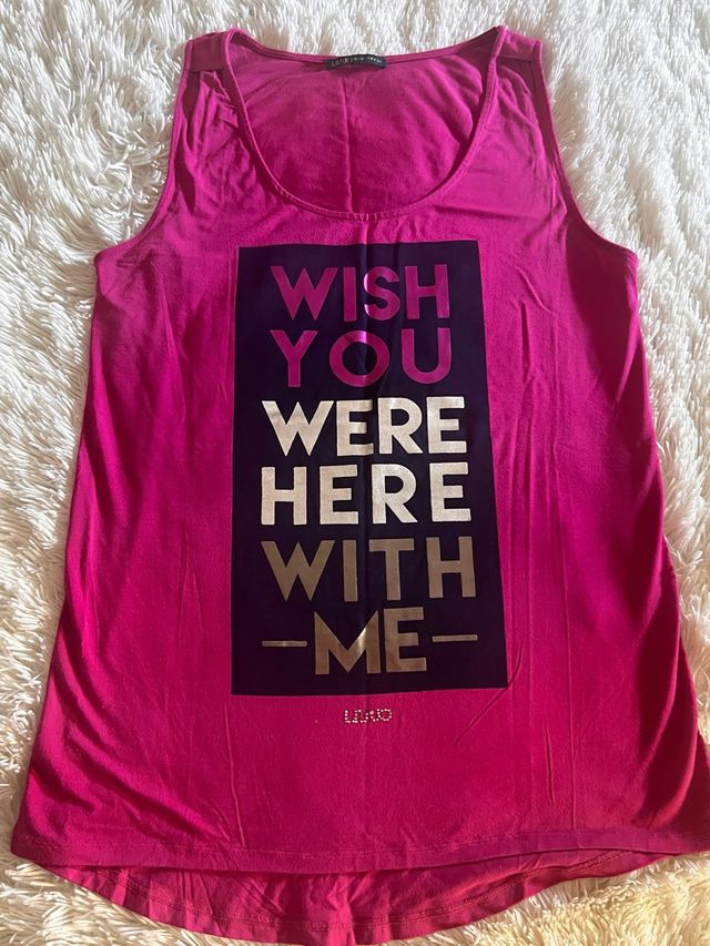 Camiseta Liu Jo rosa