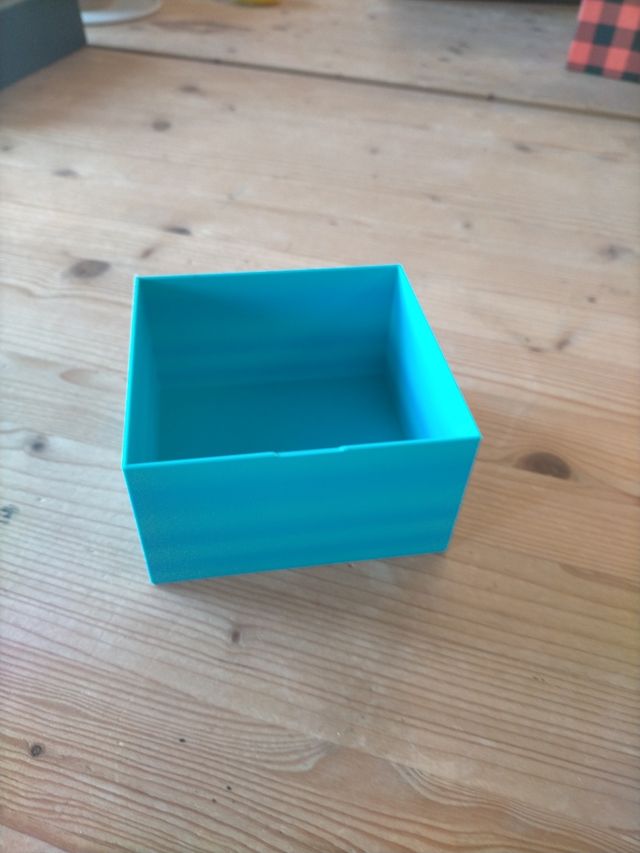 Divisorio cassetti - in PLA azzurro/turchese