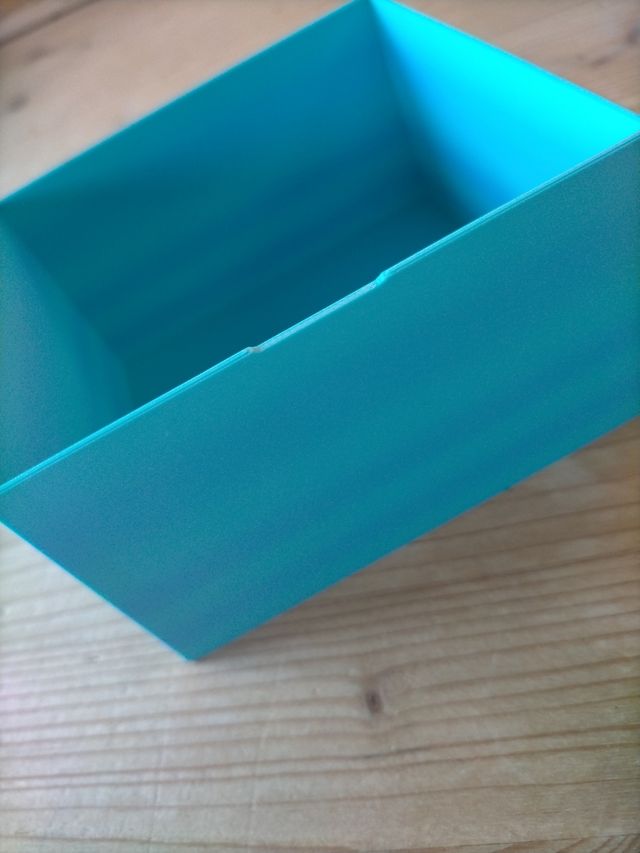 Divisorio cassetti - in PLA azzurro/turchese