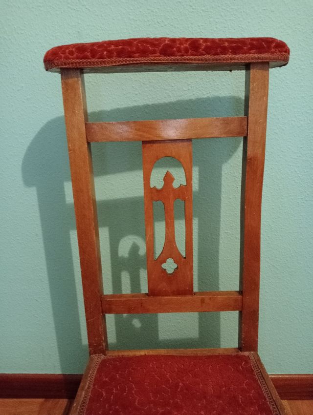 Reclinatorio de madera vintage