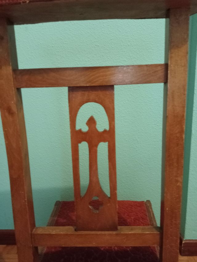 Reclinatorio de madera vintage