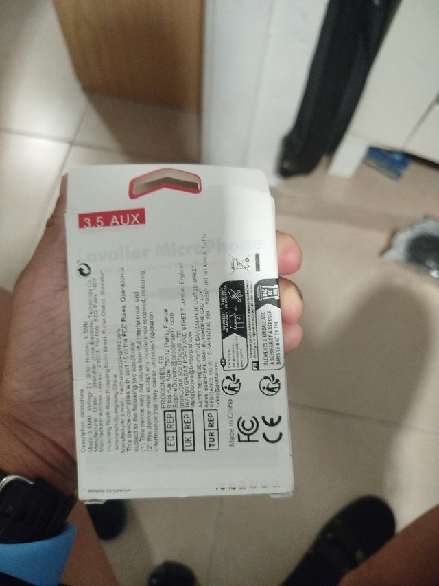 Micrófono Lavalier 3.5 Aux GL-119