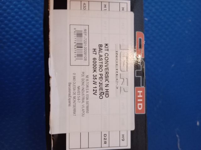 Kit Xenon H7 6000k GT HID