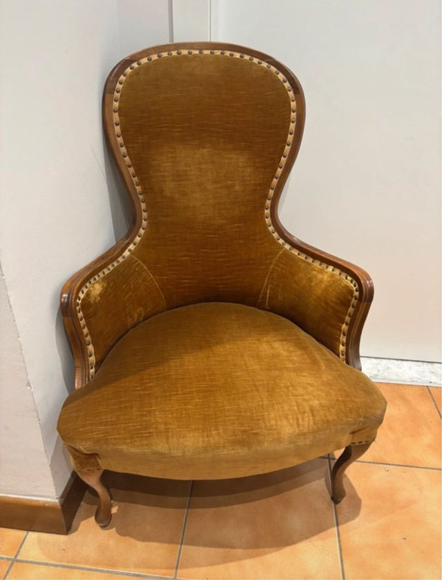 Poltrona vintage pergere divano sofa