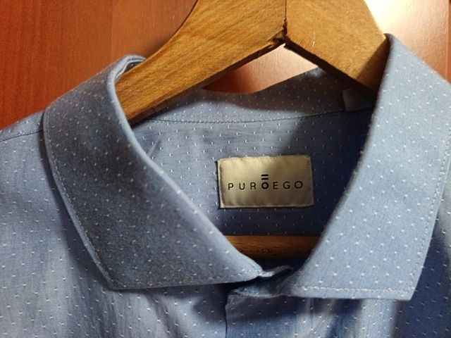 Camisa PURO EGO azul - manga larga