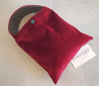 Shopper velluto  rosso Fantasie di Spilli