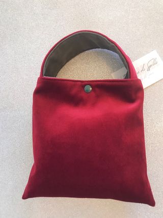 Shopper velluto  rosso Fantasie di Spilli