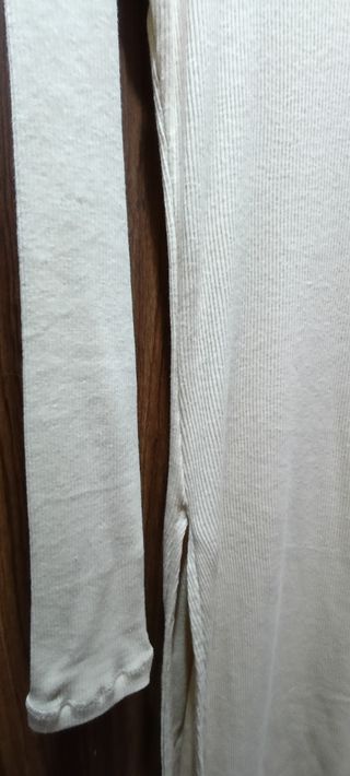 Túnica vestido Bindu beige - algodón orgánico