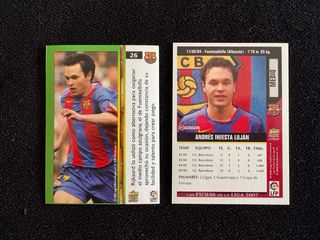 Lote Cromos Iniesta FC Barcelona 